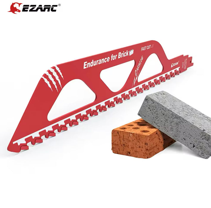 EZARC Masonry Reciprocating Saw Blade 12"/18" Carbide Sawzall Blades for Cutting Aerated Concrete