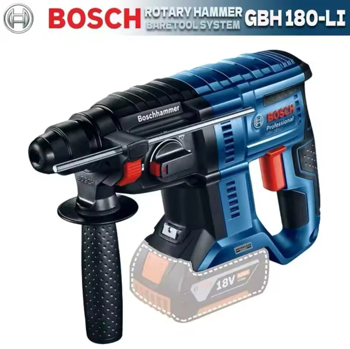 BOSCH GBH180-LI 18V Brushless SDS Plus Cordless Rotary Hammer – Professional Bare Tool