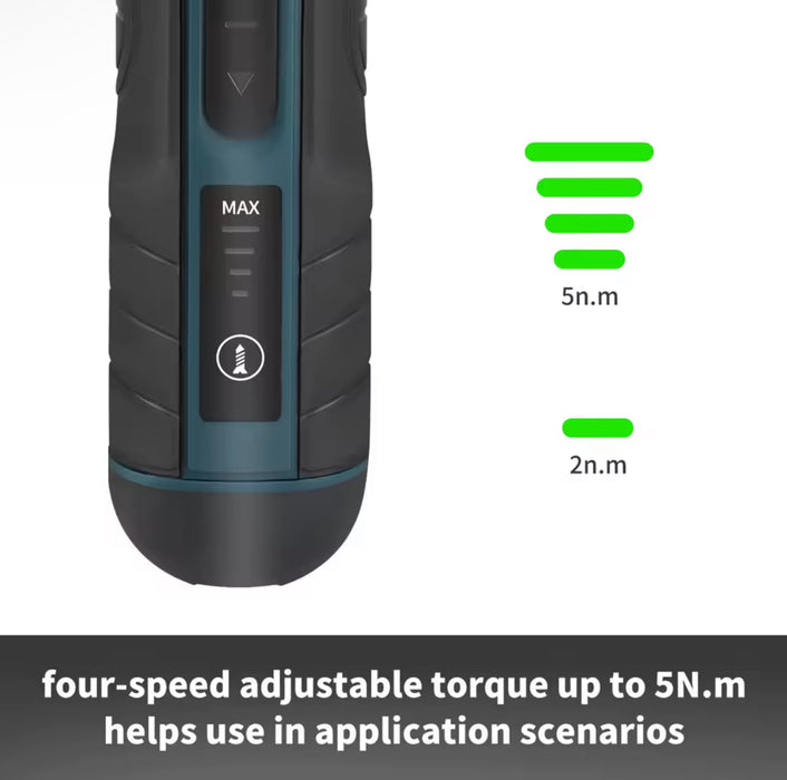 Makita Cordless Electric Screwdriver 3.6V 5N.m Torque | 1/4" Chuck 1300mAh Li - ion Battery