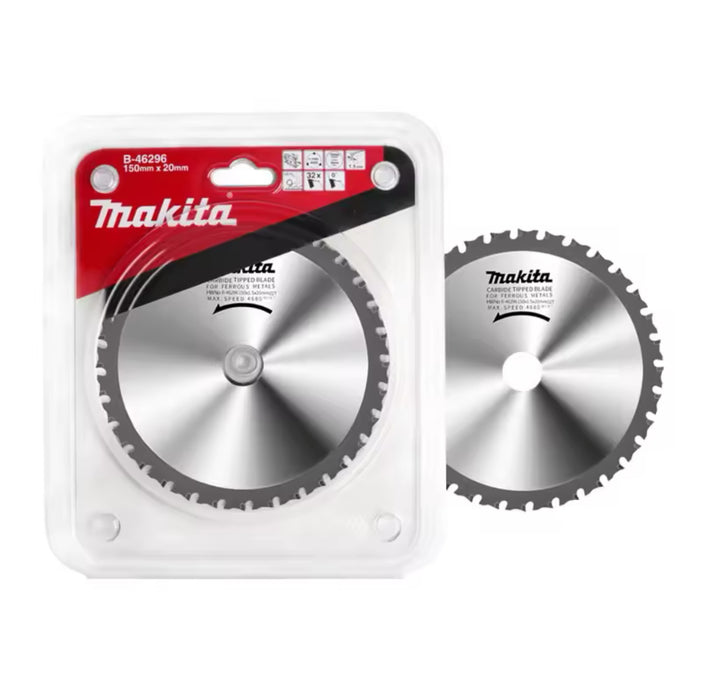 Makita B-46296 Metal Saw Cutting Blade Diameter 150*1.5*20mm 32 Teeth Alloy Cutting Disk
