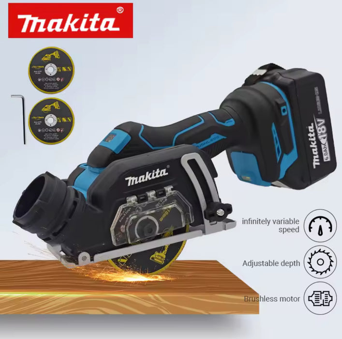 Makita Brushless Electric Angle Grinder Cordless Digital Display Cutting Machine Polishing Machine 18V