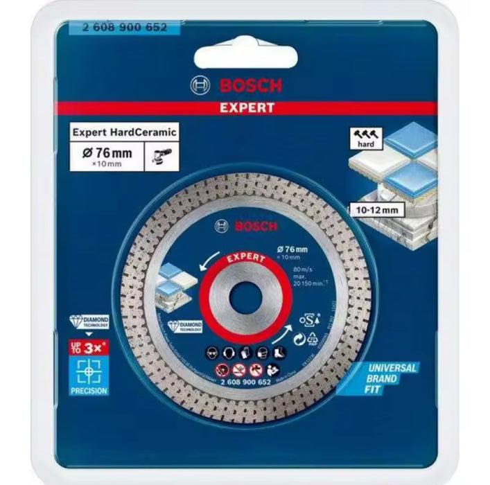 Bosch 2608900652 Professional 1x Expert 76 mm Diamond Cutting Disc 76 mm Angle GrinderPower Tool Attachment