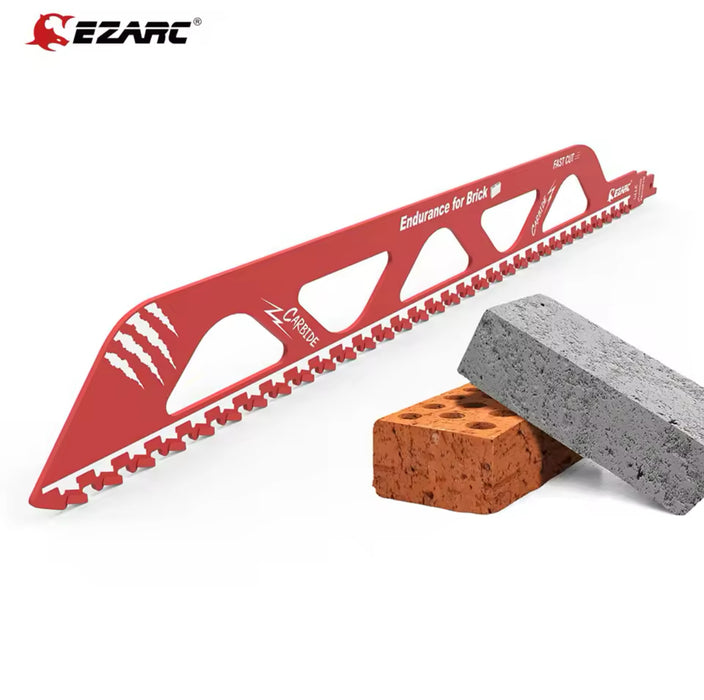 EZARC Masonry Reciprocating Saw Blade 12"/18" Carbide Sawzall Blades for Cutting Aerated Concrete
