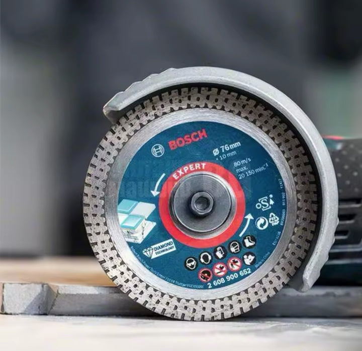 Bosch 2608900652 Professional 1x Expert 76 mm Diamond Cutting Disc 76 mm Angle GrinderPower Tool Attachment