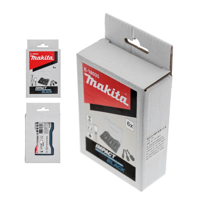 Makita E-18035 Black Impact Magnetic Socket 6X1/4"
Hexagonal Shank Hex Nut Length 50MM 6-13MM