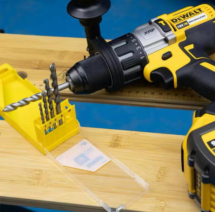 DEWALT STRAIGHT SHANK MASONRY DRILL BIT SET 5 PIECES